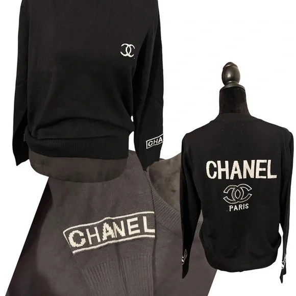 Black Sweater with Logo - Picture 1 of 1